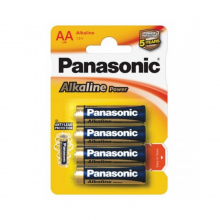 Panasonic Batteria Stilo Alkaline Power 4 pz
